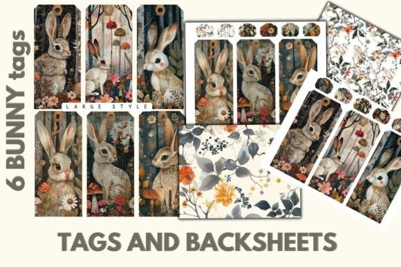 Download Bunny Rabbit Journal Tags - Bunny rabbit Collection