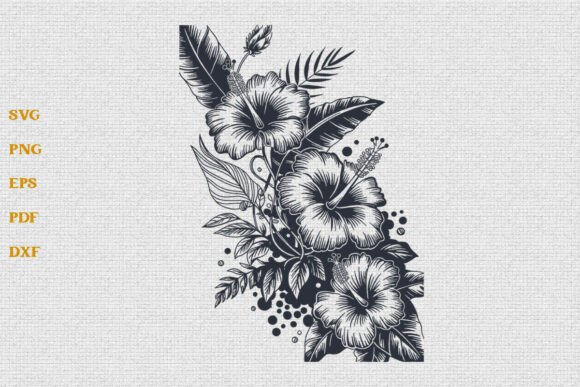 Download Tropical Hibiscus Flower SVG Summer SVG - Summer Collection